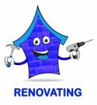 House Renovating Means Make Over Home Or Property Stock Photo