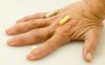 Arthritic Fingers Stock Photo