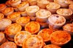 Various Kinds Of Pie Stock Photo