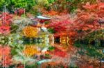 Daigoji Temple In Autumn, Kyoto. Japan Autumn Seasons Stock Photo