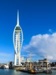 Spinnaker Building In Portsmouth Stock Photo