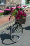 Alfriston, Sussex/uk - July 23 : View Of An Old Bicycle With A B Stock Photo