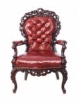 Classic Leather Luxury Big Boss Chair Stock Photo