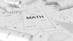 Math Paper ,mathematics Project Stock Photo