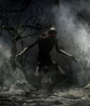 Nightmare With Bogeyman,boy Enter To The Haunted Forest In His Dream Stock Photo