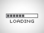 Abstract Composition. Loading Bar Element Icon Stock Photo