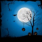 Scary Halloween Night Stock Photo