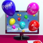 Balloons with free word Stock Photo
