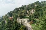 View From Citta Alta In Bergamo Stock Photo
