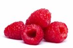 Tasty Raspberries Stock Photo