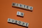 Winter In Europe Stock Photo