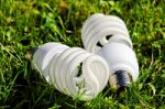 Energy Saving Bulb Stock Photo