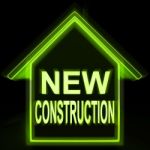 New Construction Home Shows Recent Building Or Development Stock Photo