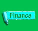 Finance Word Shows Online Lending And Financing Stock Photo