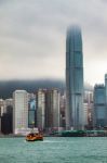 View Of The Skyline In Hongkong Stock Photo