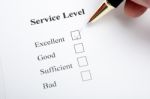 Service Level Stock Photo