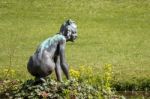 Female Statue In The Gardens Of St Fagans National Museum Stock Photo