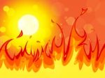 Fire Copyspace Represents Backgrounds Blaze And Solar Stock Photo