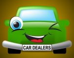 Car Dealers Means Business Organisation And Automobile Stock Photo