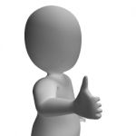 Thumbs Up Showing Support Approval And Confirmation Stock Photo