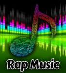 Rap Music Shows Sound Track And Audio Stock Photo