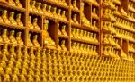 Golden Buddha Statue Stock Photo