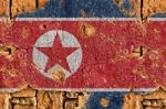 Grunge Flag Of North Korea Stock Photo