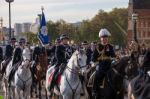 Metropolitan Police Parading On Horseback At The Lord Mayor's Sh Stock Photo