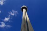 Amazing Cn Tower In The Sky Stock Photo