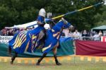 Medieval Jousting Re-enactment Event Stock Photo