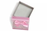 Pink Open Gift Box With White Background Stock Photo