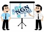 Ngn Currency Means Foreign Exchange And Banknote Stock Photo