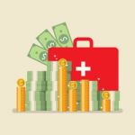 Medical Bag With Money Stock Photo