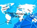 Trade International Shows Across The Globe And World Stock Photo