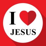 Love Jesus Represents Superb And Amazing Christ Stock Photo