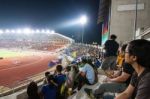 The Soccer Fans In The 700th Anniversary Stadium Stock Photo