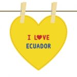 I Love Ecuador Stock Photo