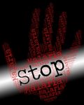 Stop Malaria Represents No Stops And Stopped Stock Photo
