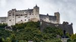 View Of The Castle In Salzburg Stock Photo