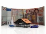 House And Euro Stock Photo