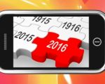 2016 On Smartphone Showing Future Visions Stock Photo