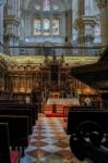 Malaga, Andalucia/spain - July 5 : Interior View Of The Cathedra Stock Photo