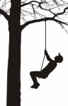 Boy Swings Stock Photo