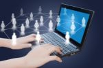 Social Networking Concept Stock Photo