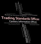 Trading Standards Officer Showing Administrators Export And Specification Stock Photo