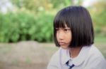 School Girl Of Thailand Stock Photo