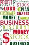 Business Word Collage Stock Photo