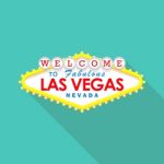 Classic Retro Welcome To Las Vegas Sign Stock Photo