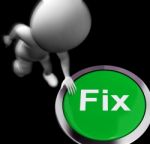 Fix Pressed Means Repair Mend Or Restore Stock Photo