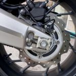 Motorcycle Wheel Brake Stock Photo